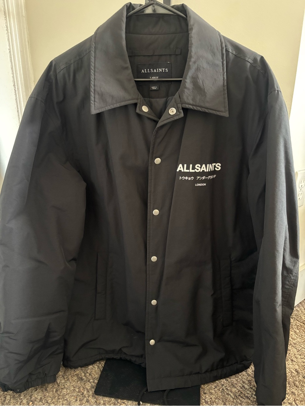 All Saints Men's Black Jacket